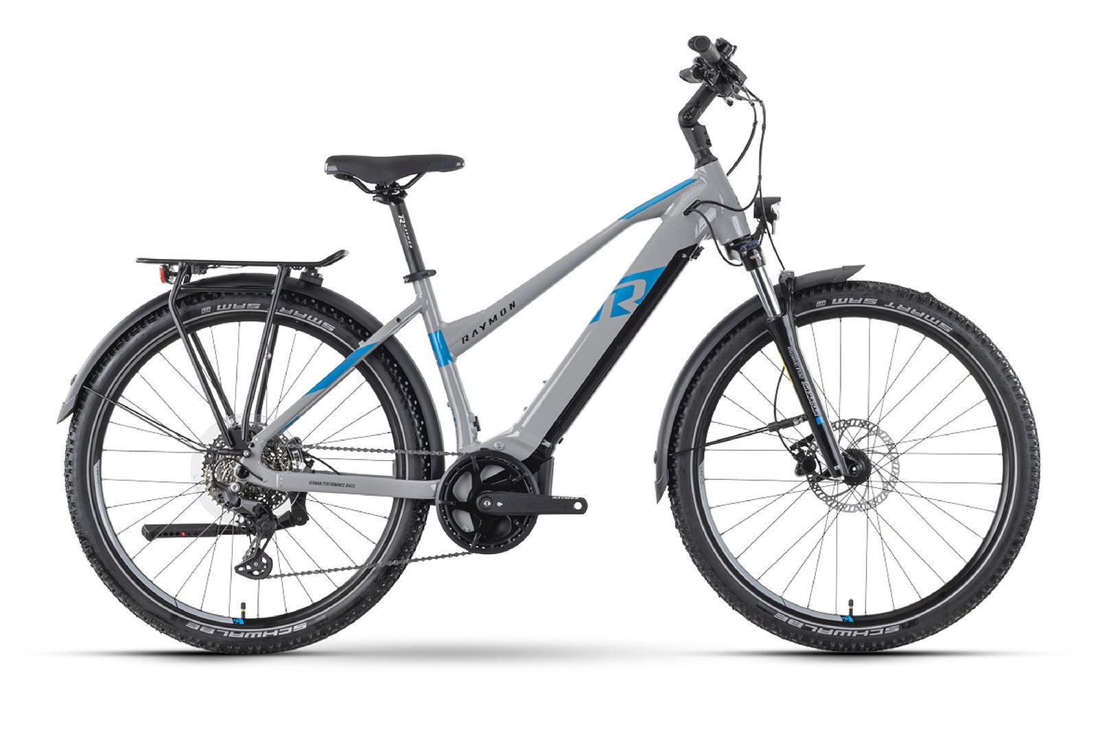  Raymon CrossRay E 6.0 - 630 Wh - 2024 - 27,5 Zoll - Trapez
