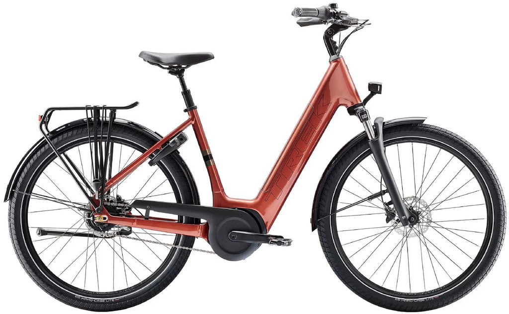  Trek District+ 4 Coaster Lowstep - 725 Wh - 2025 - 27,5 Zoll - Tiefeinsteiger