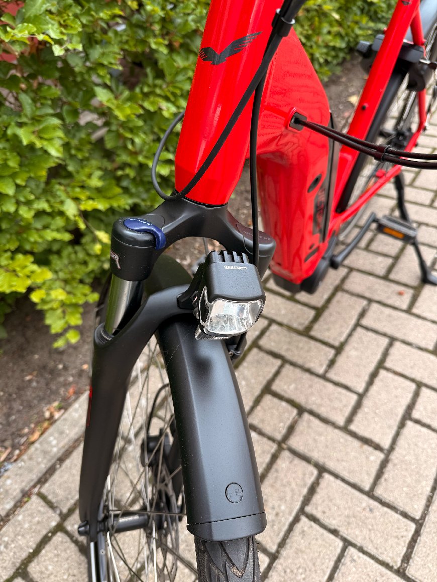  Victoria ETrekking 8.8 Vorführbike Mit 1711 Km - 400 Wh - 2023 - 28 Zoll - Tiefeinsteiger