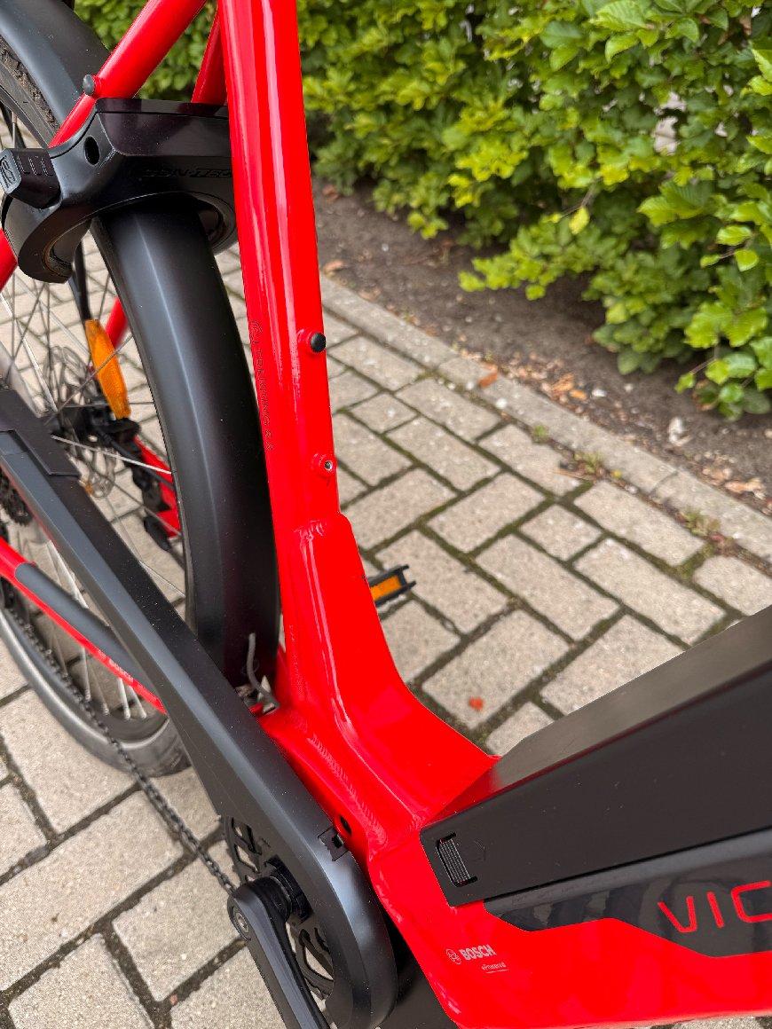  Victoria ETrekking 8.8 Vorführbike Mit 1711 Km - 400 Wh - 2023 - 28 Zoll - Tiefeinsteiger